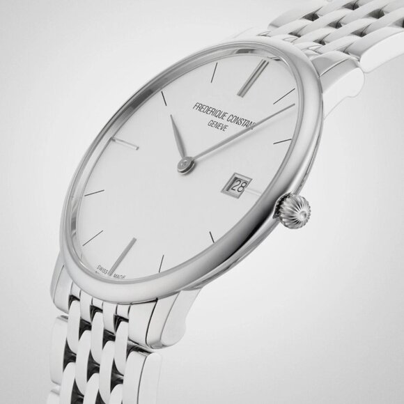 Frederique Constant Men's Slimline SS Watch - Picture 10 of 12